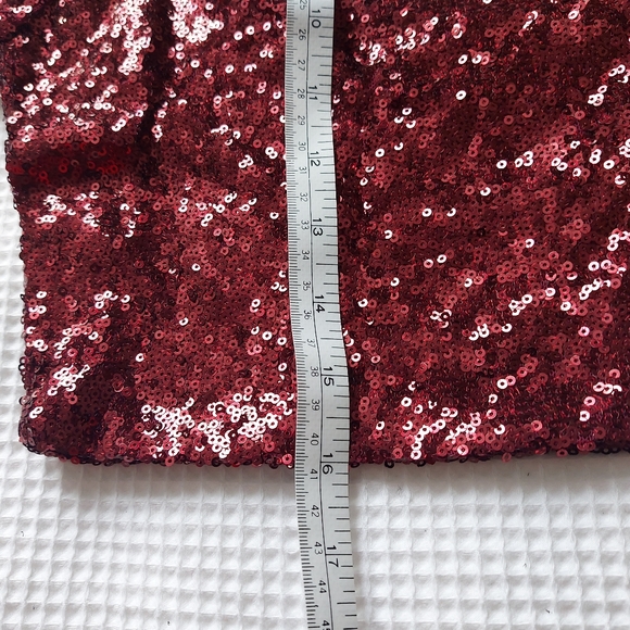 Tia Bhuva Cropped Sequin Top 3/4 Sleeve Lined Festive Blouse zip Jacket NWTsz XL - Picture 9 of 10